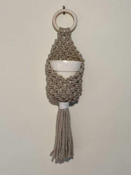 macrame plant basket